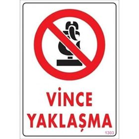 Vince Yaklaşma Uyarı Levhası