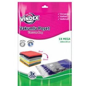 Vindex 100x130 cm Mega Boy Tekli Vakumlu Poşet