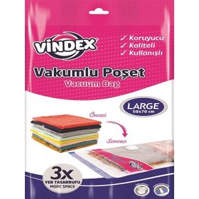 Vindex 50x70 cm 2'li Large Vakumlu Poşet
