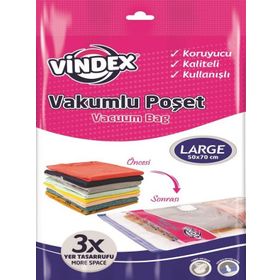 Vindex 50x70 cm 2'li Large Vakumlu Poşet