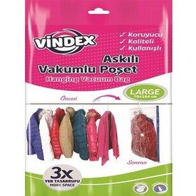Vindex 70x104 cm Askılı Vakumlu Poşet