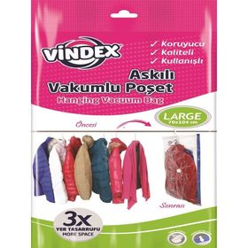 Vindex 70x104 cm Askılı Vakumlu Poşet