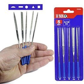 Vinko 30x140 mm 5 Parça İzole Saplı Elmas Eğe Takımı
