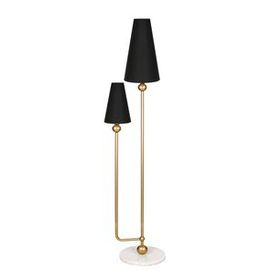 Vinner Bologna Statik Eskitme Mat Gold Metal Lambader