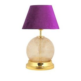 Vinner Broken Glass Gold Detaylı Cam Abajur