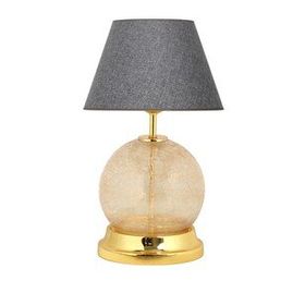 Vinner Broken Glass Gold Detaylı Cam Abajur