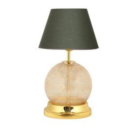 Vinner Broken Glass Gold Detaylı Cam Abajur