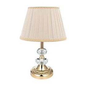 Vinner Bronz Renk Kaplama Gece Lambası Kristal Detaylı Modern Abajur