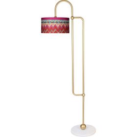 Vinner Genova Eskitme Mat Gold Metal Lambader