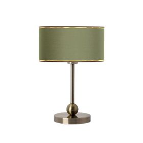 Vinner Gold Haki Sphere Eskitme Kaplama Metal Abajur