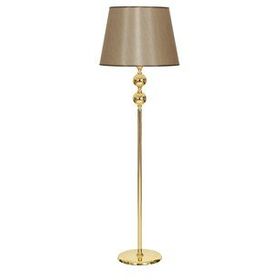 Vinner Gold Kaplama Çift Küre Tek Ayak Metal Lambader