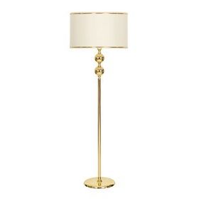 Vinner Gold Kaplama Çift Küre Tek Ayak Metal Lambader