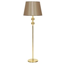 Vinner Gold Kaplama Çift Küre Tek Ayak Metal Lambader