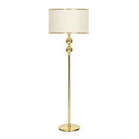Vinner Gold Kaplama Çift Küre Tek Ayak Metal Lambader