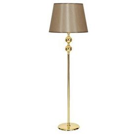 Vinner Gold Kaplama Çift Küre Tek Ayak Metal Lambader