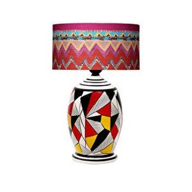 Vinner Handmade Geometric Coated Özel Tasarım Abajur