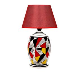 Vinner Handmade Geometric Coated Özel Tasarım Abajur