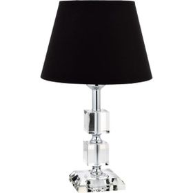 Vinner Krom Kaplama Kare Kristal Detaylı Modern Abajur