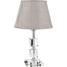 Vinner Krom Kaplama Kare Kristal Detaylı Modern Abajur