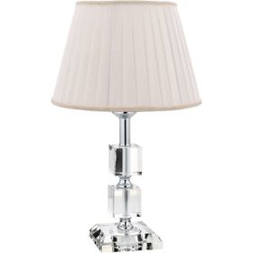 Vinner Krom Kaplama Kare Kristal Detaylı Modern Abajur