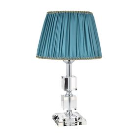 Vinner Krom Kaplama Kare Kristal Detaylı Modern Abajur