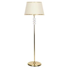 Vinner Lille Gold Kaplama Üçlü Kare Kristal Detaylı Metal Gold Şeritli Krem Lambader