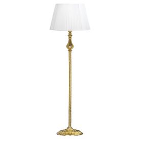 Vinner Madelyn Organize Beyaz Gold Kaplama Burgulu Metal Lambader