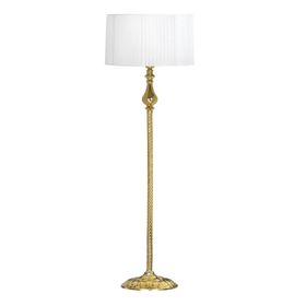 Vinner Madelyn Organize Beyaz Gold Kaplama Burgulu Metal Lambader