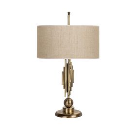 Vinner Marche Mka-01 Çuval Bezi Efektli Eskitme Mat Gold Metal Abajur