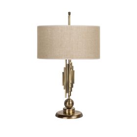 Vinner Marche Mka-01 Çuval Bezi Efektli Eskitme Mat Gold Metal Abajur