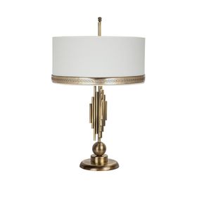 Vinner Marche Mka-01 Gold V Krem Eskitme Mat Gold Metal Abajur