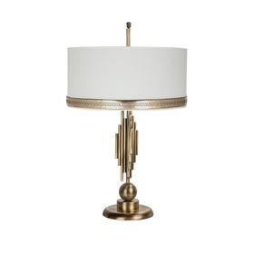 Vinner Marche Mka-01 Gold V Krem Eskitme Mat Gold Metal Abajur