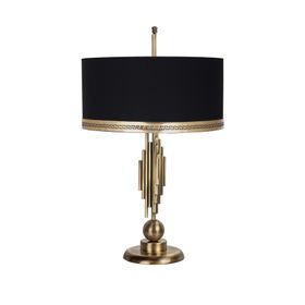 Vinner Marche Mka-01 Gold V Siyah Eskitme Mat Gold Metal Abajur