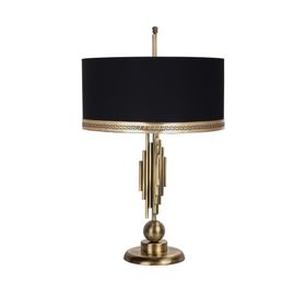 Vinner Marche Mka-01 Gold V Siyah Eskitme Mat Gold Metal Abajur