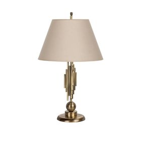 Vinner Marche Mka-01 Krem Eskitme Mat Gold Metal Abajur