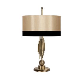 Vinner Marche Mka-01 Siyah Mataro Eskitme Mat Gold Metal Abajur