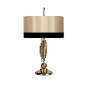 Vinner Marche Mka-01 Siyah Mataro Eskitme Mat Gold Metal Abajur