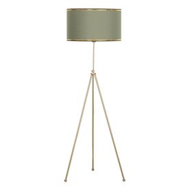 Vinner Noa Eskitme Tripod Boyu Ayarlanabilir Metal Gold Şeritli Haki Lambader