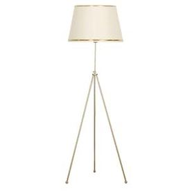 Vinner Noa Eskitme Tripod Boyu Ayarlanabilir Metal Gold Şeritli Krem Lambader
