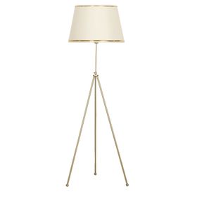 Vinner Noa Eskitme Tripod Boyu Ayarlanabilir Metal Gold Şeritli Krem Lambader