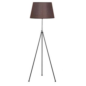 Vinner Noa Siyah Kaplama Tripod Boyu Ayarlanabilir Metal Hasır Koyu Kahve Lambader