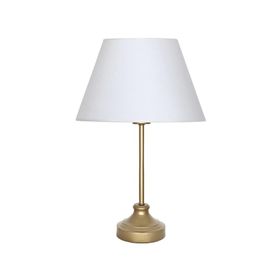 Vinner Onze Violet Eskitme Mat Gold Metal Abajur Masa Lambası