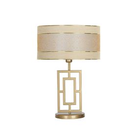 Vinner Puglia Eskitme Mat Gold Metal Çift Gold Mataro Abajur