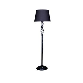 Vinner Siyah Kaplama Helezon Paslanmaz Metal Modern Lambader