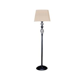 Vinner Siyah Kaplama Helezon Paslanmaz Metal Modern Lambader