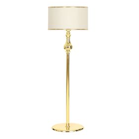 Vinner Solid Gold Kaplama Düz Metal Ayak Gold Şeritli Krem Lambader