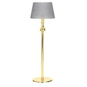 Vinner Solid Gold Kaplama Düz Metal Ayak Gri Kırçıl Lambader