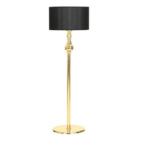 Vinner Solid Gold Kaplama Düz Metal Ayak Siyah Lambader