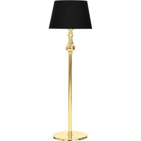 Vinner Solid Gold Kaplama Düz Metal Ayak Siyah Lambader