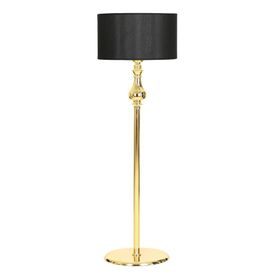 Vinner Solid Gold Kaplama Düz Metal Ayak Siyah Lambader